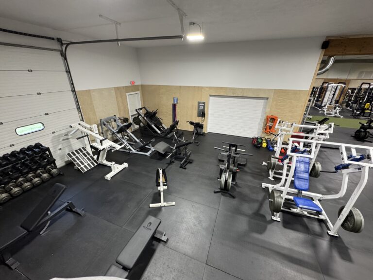 More plate loaded equipment, Dumbbells up to 125